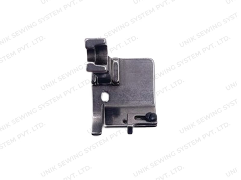 ADJUSTABLE GUIDE PRESSER FEET COMPATIBLE WITH FOLDERS