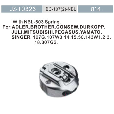 JZ-10323 BC-107(2) NBL BROTHER LH-814 